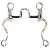 Zerodis Horse Chew Acero Inoxidable Western bit Horse Ring Snaffle Horse Chew Horse Acero Inoxidable bit Espesor de…